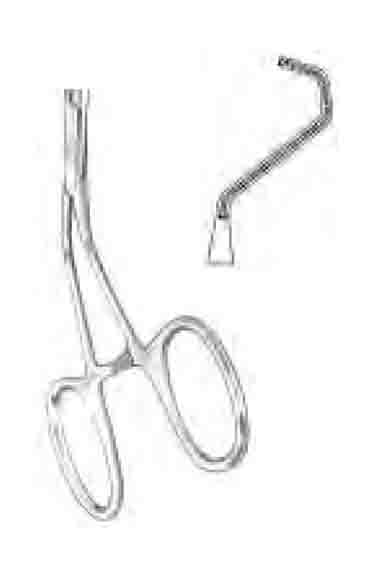 DE BAKEY-CASTANEDA TİTANYUM MİKRO VASKULER KLEMP  (C) 12 CM